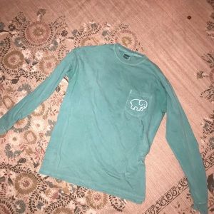 Ivory Ella blue and orange long sleeve